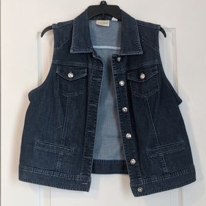Platinum Chico's denim vest